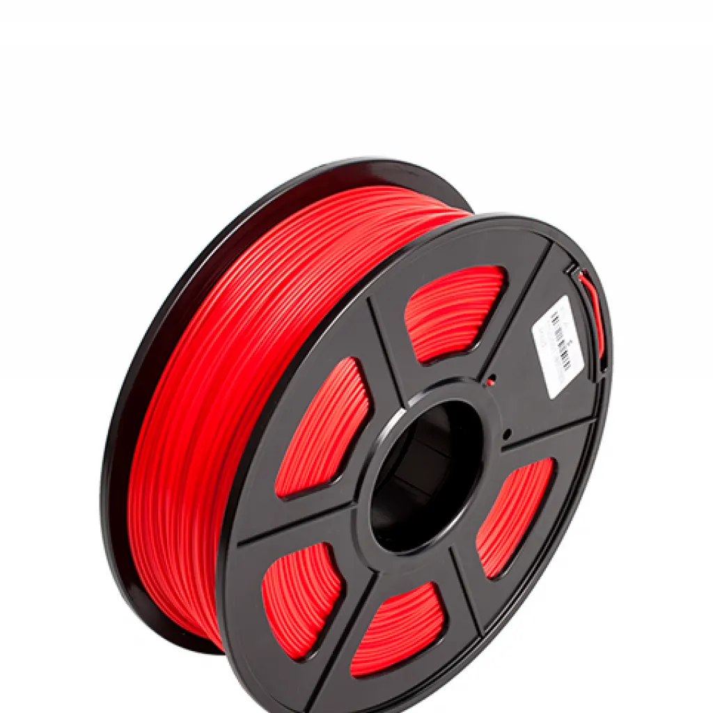 Filamento 3D PLA 1.75mm  1KG Color Rojo