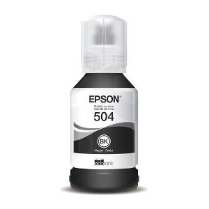 Botella de tinta Epson T504 color Negro